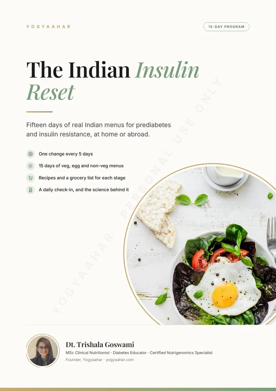 The Indian Insulin Reset, the PDF cover