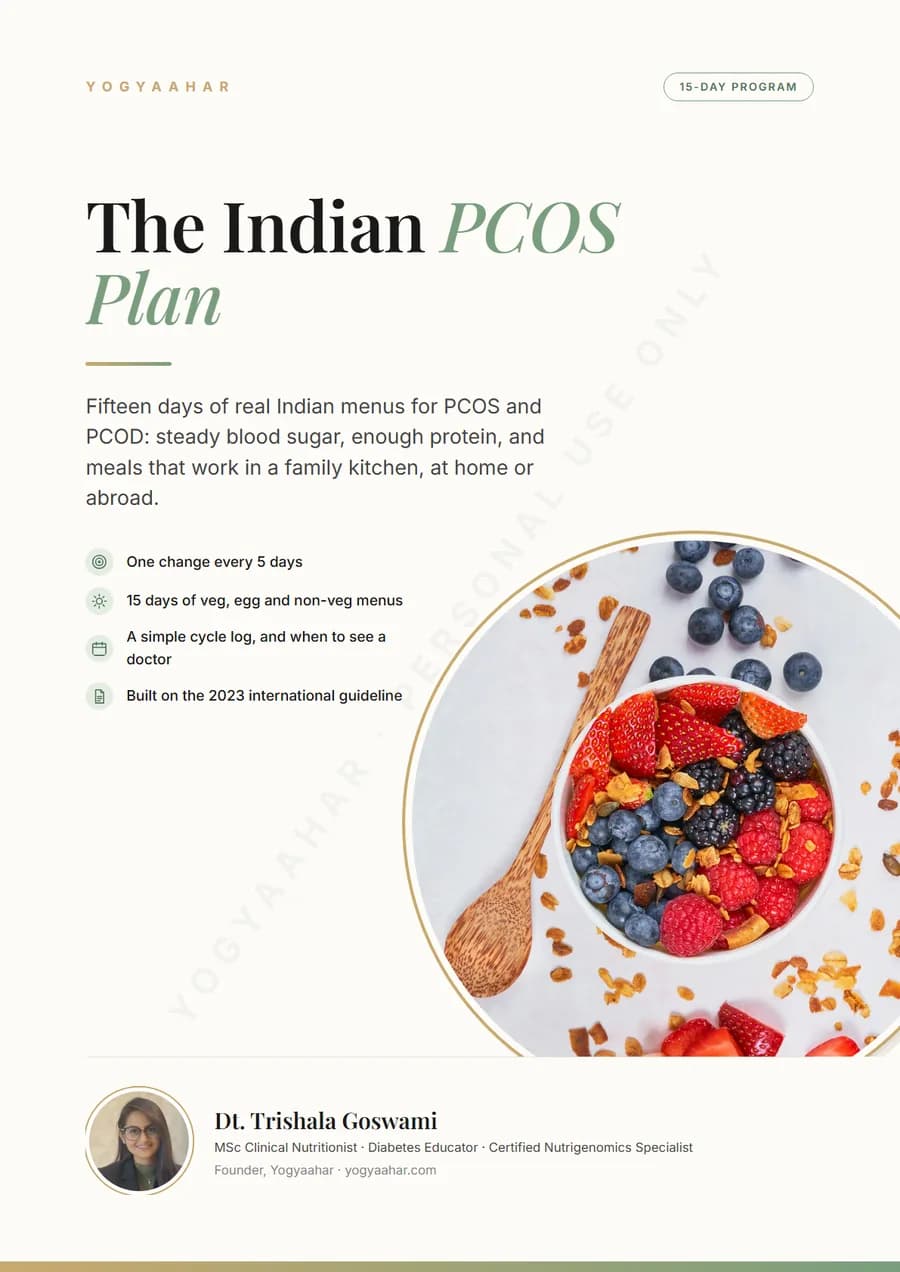 The Indian PCOS Plan, the PDF cover